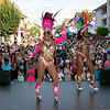 Schöne Unterhaltung: Bei der brasilianischen Samba-Show kamen bunte Kostüme mit vielen Federn und wenig Stoff zum Einsatz. Viele der ...