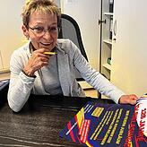 Die TVR-Vorsitzende Marianne Heimberg freut sich auf das Fest zum 125-jährigen Jubiläum des Turnvereins.
