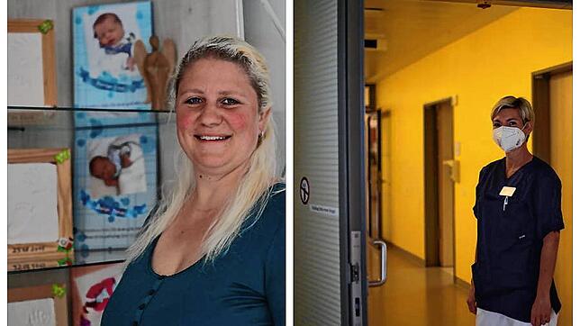 Franziska Haschke (links) ist Mutter von drei Kindern: Alle kamen per Kaiserschnitt zur Welt. Geplant war das aber nicht von Anfang an. ...
