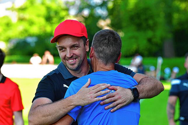 Ziel endlich erreicht: Vor vier Jahren war Danijel Kovacevic beim VfB Waldshut angetreten, den Verein auf eine neue sportliche Ebene zu ...