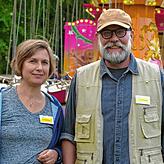 Sind zufrieden mit den Besucherzahlen: Vera Jovic-Burger und Christof Heppeler.
