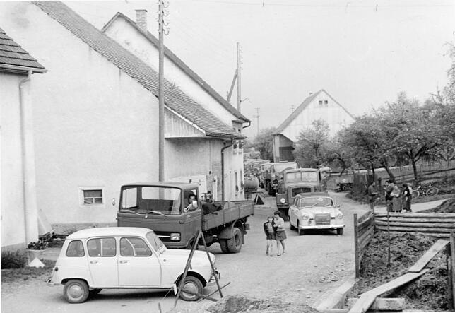 Im Zinken (dem Ortsende Richtung Unadingen) begann der Streik.
