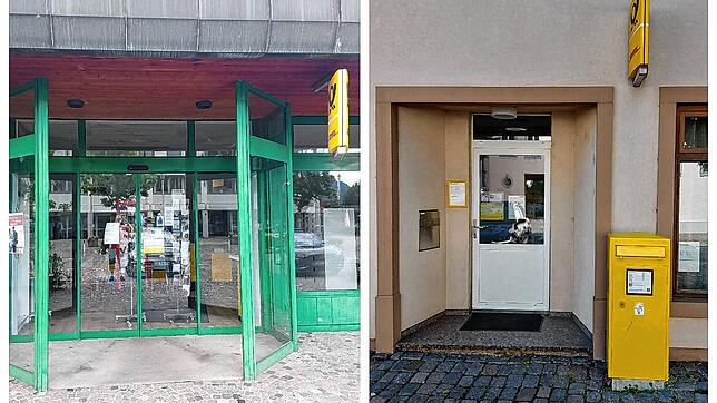 Wer zur Post nach Albbruck will, wird aktuell an die Filiale in Dogern verwiesen. Dort allerdings hängt auch ein Zettel an der Türe, ...