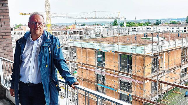 Die Baustelle auf dem Ravensberg-Areal liegt gut im Zeitplan. Jürgen Raupp, Bezirksgeschäftsführer der Malteser Bodensee, freut sich, ...