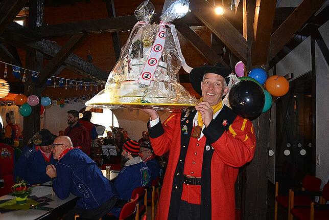 Bild 9: Bilder vom Narrentreffen der Urviecher-Zunft: Narrenmesse und Zunftmeisterempfang
