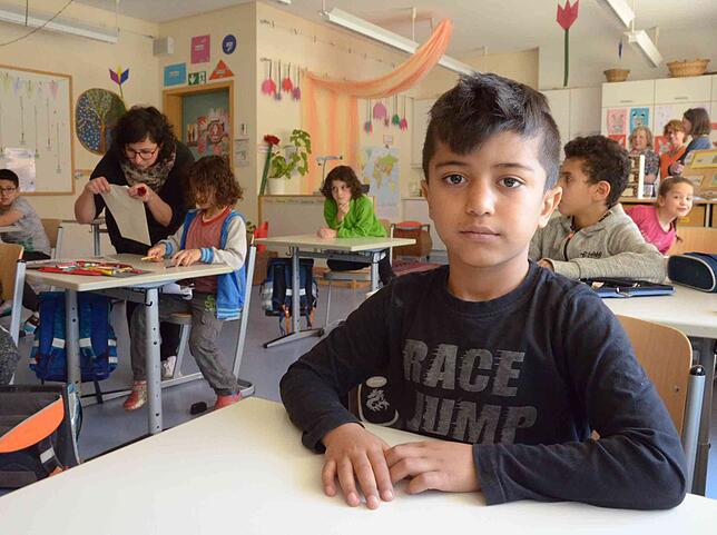 Auch Ramesh, 7, profitiert von der Unterstützung der VKL-Klasse durch Lesepaten.