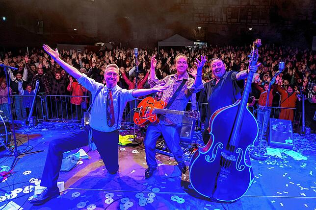 Bild 1: The Buffalo Chips beim Schwenninger Kürbisfest