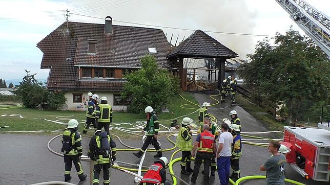 Bild 4: Alle Bilder zum Großbrand eines Schwarzwaldhauses in Höchenschwand