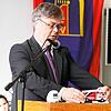 Bürgermeister Carsten Quednow, im Bild an der Einweihung des Görwihler Feuerwehrhauses 2019, ist heute seit 25 Jahren in Görwihl tätig.