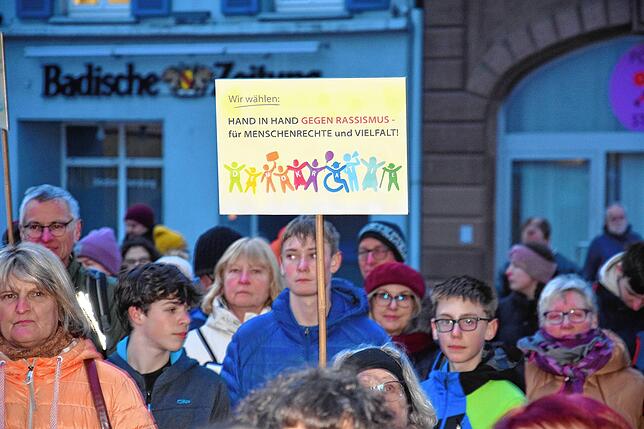 Bild 6: Demo für Demokratie auf dem Münsterplatz - Bilder