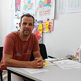 Marcel Da Rin in seinem Büro im Singener Rathaus. Der Verantwortliche der Singener Kriminalprävention ist sich sicher, dass man sich in ...