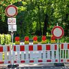Durchfahrt vorerst nicht möglich: Der Radweg zwischen Moos und Iznang ist nach dem tödlichen Unglück aus Sicherheitsgründen gesperrt worden.