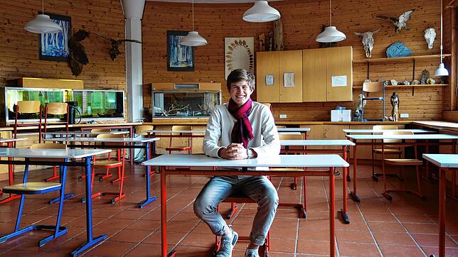 Ganz so leer war die Klasse nicht bei Espen Rechtsteiners erstem Schultag nach dem Lockdown. Aber im Gebäude sei es gespenstisch ruhig ...