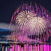 Das grandiose Feuerwerk begeistert auch in diesem Jahr etwa 37.000 Zuschauer auf Konstanzer und etwa 22.000 Gäste auf Kreuzlinger Seite.