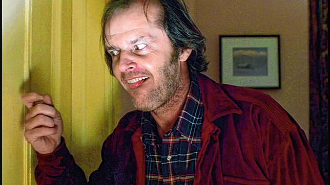 Klopf, klopf. Im Thriller &bdquo;Shining&ldquo; dreht der Schriftsteller Jack Torrance (Jack Nicholson) in einem einsamen Berghotel ...