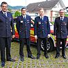 Das Kommando der Bad Säckinger Feuerwehr von links): Tobias Förster (Gesamtkommandant), Mark Jagenow, Christian Siebold und Volker ...