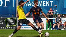 Neuer Verein: Der Jestetter Marek Bleise (rechts) wechselte zur neuen Saison aus dem Nachwuchs des SC Freiburg zum Oberligisten 1. FC ...
