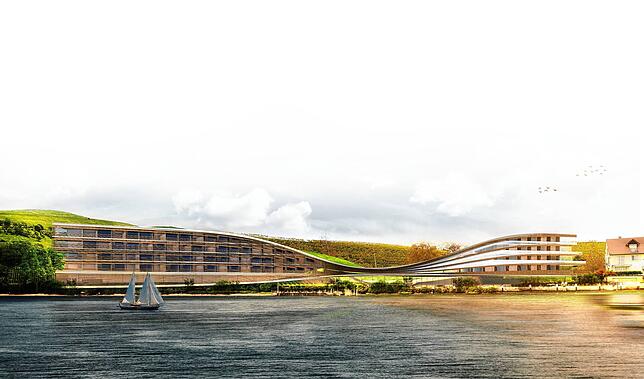Die Interessengruppe PR Markgräfler Bau, Titanic Hotels und Ten Brinke mit den Architekten Külby und Külby veränderte ihre bisherige ...