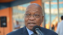 Südafrikas Präsident Jacob Zuma gerät politisch immer stärker unter Druck. Bild: dpa