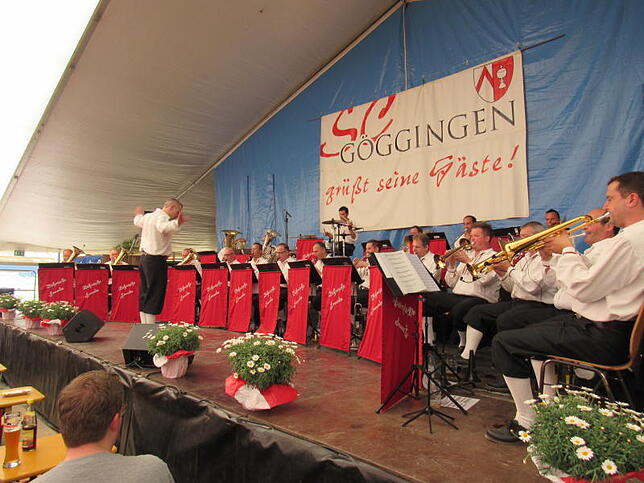Willi Rösch und seine böhmischen Freunde präsentierten sich am Sonntag während des Frühschoppens des Gögginger Bierfests.