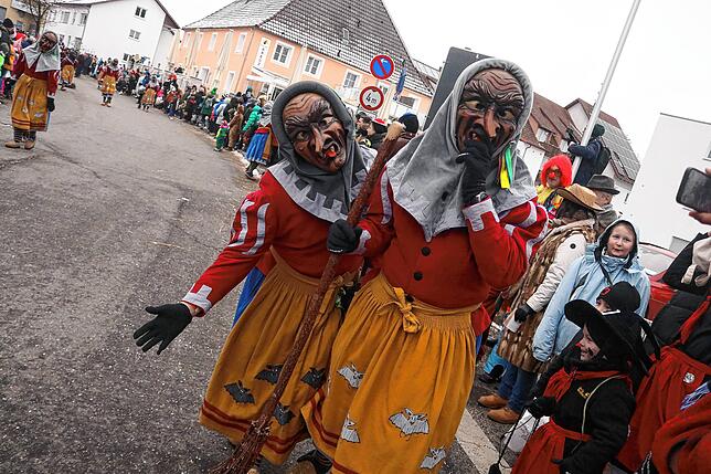 Mühlhofen befindet sich zum beim Jubiläumsumzug im Ausnahmezustand.
