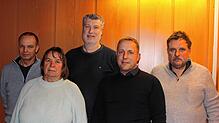 Der Vorstand der Freien Wähler (von links): Jörg Holzbach, Silvia Schindler, Andreas Weißenberger, Harald Würtenberger und Thomas ...