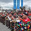 Das war 2024: Der Fanfarenzug der Konstanzer Blätzlebuebe-Zunft sorgt am Rosenmontag mit mitreißenden Rythmen für fasnächtliche ...