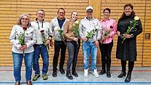 Der Vorstand des GFO (von links): Gerda Sönmez, Frank Zeiser, Hermann Meisch, Shirin Kufner, Joachim Speck, Alexandra Martin und Susanne ...