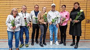 Der Vorstand des GFO (von links): Gerda Sönmez, Frank Zeiser, Hermann Meisch, Shirin Kufner, Joachim Speck, Alexandra Martin und Susanne ...