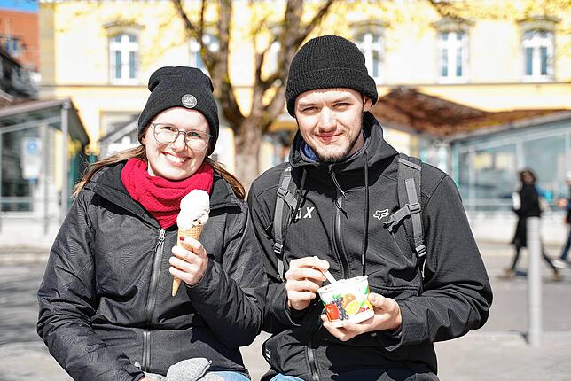 Stefanie Brumme und Fabian Weigel, 25, aus Sachsen