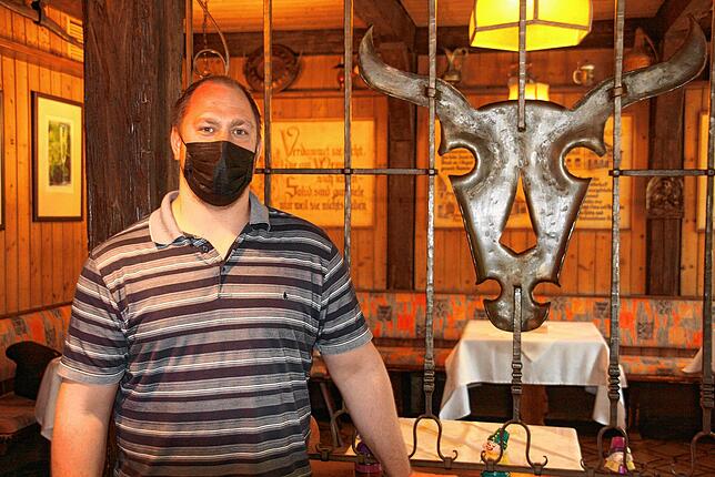 Andreas Hensch vom Restaurant Ochsen in der Donaueschinger Käferstraße.
