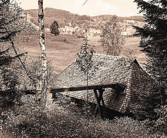 Die Wehrlebaschen-Mühle, für die einst der Weiher angelegt wurde.
