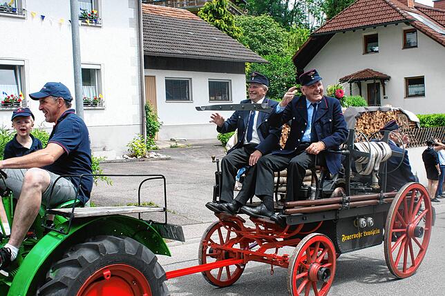 Bild 39: Bilder vom Bezirksmusikfest mit Umzug in Lausheim