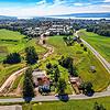 Das Gewerbegebiet Blurado am nordwestlichen Rand von Radolfzell wird aktuell erschlossen. Rechts ist die Steißlinger Straße zu erkennen. ...