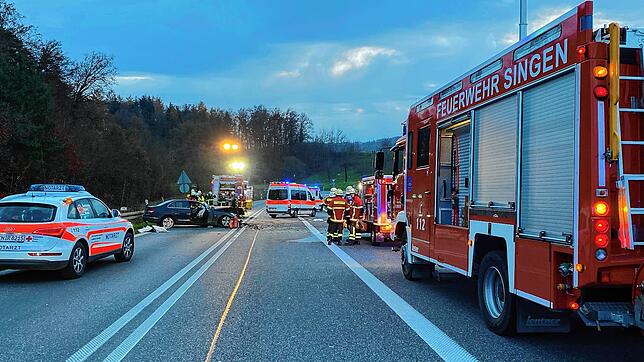 Bei einem schweren Verkehrsunfall kurz nach der Auffahrt auf die A&nbsp;81 ist am Sonntag, 27. November, ein sechsjähriges Mädchen ...