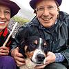 Glückliche Tage: Katharina Afflerbach (mit Alphund Rex) aus Köln und ihr Bruder Flo. Er besuchte sie 2014, als sie zum ersten Mal auf ...