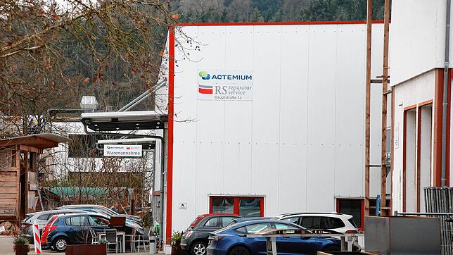 Actemium-Mechatronik-Niederlassung in Eigeltingen. Fast alle Beschäftigten arbeiten normalerweise im Außendienst und warten ...