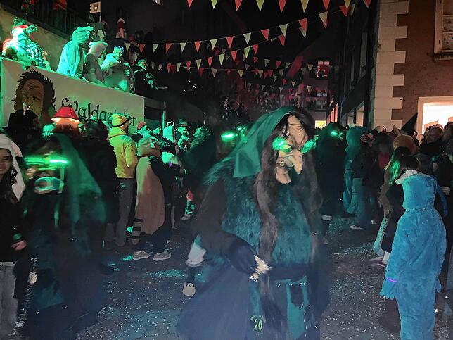 Bild 16: So gruselig war‘s beim Häxefüür und Nachtumzug in Laufenburg