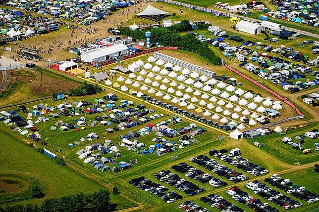 Bild 2: Beeindruckende Luftaufnahmen vom Southside-Festival 2025