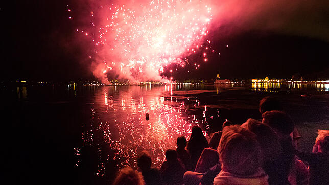 Feuerwerk beim Konstanzer Seenachtfest 2018