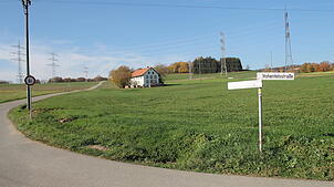 Eines der Albbrucker Neubaugebiete an der Hohenfelsstraße/Haidebuckweg im Ortsteil Buch, die in den nächsten Jahren erschlossen werden ...
