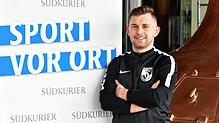 Spaß im Sudhaus: Yannic Rüd nahm sich Zeit für die Bezirksliga-Querpässe mit SÜDKURIER-Regiosport Hochrhein, ehe er sich nach Berlin zum ...