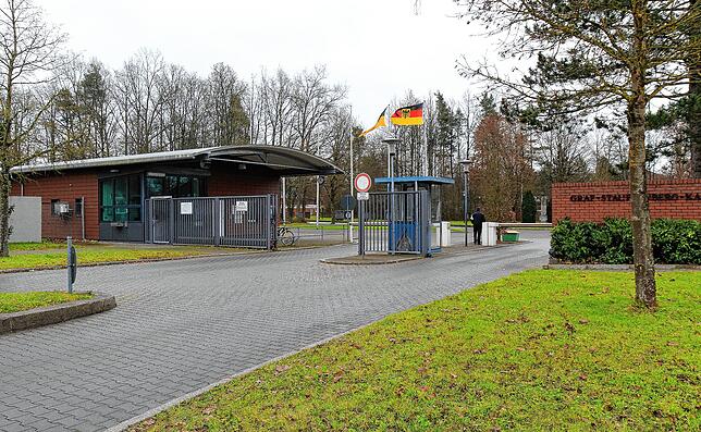 Die Außenstelle des Bamf in Sigmaringen befindet sich auf dem Gelände der ehemaligen Graf-Stauffenberg-Kaserne.