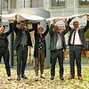 Im Pfalzhof des Museums zu Allerheiligen wurde das Programm der Museumsnacht Hegau-Schaffhausen von Alexandra Lampater, Patrick ...