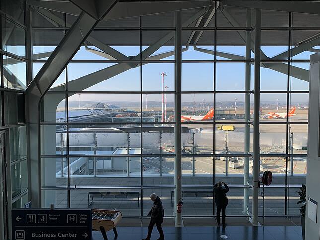 Impression vom Euroairport.