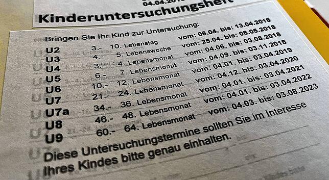 Das gelbe Heft dokumentiert die Ergebnisse der Früherkennungsuntersuchungen. Haben Familien keinen Kinderarzt, müssen sie sich mit dem ...