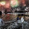 Vier Stunden nach Deutschland feiern auch die Menschen am Strand der Copacabana in Rio de Janeiro den Beginn des neuen Jahres. (Archivbild)
