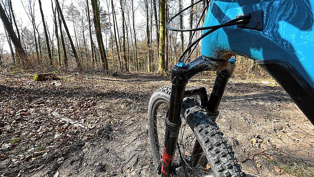 (Symbolbild) Fahrradfahren in den Wäldern ist in Zeiten der Pandemie noch beliebter geworden. Doch viele der Trails sind eigentlich illegal.