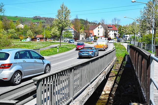 Die Brücke Ende April vor Beginn der Arbeiten.