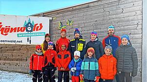 Das erfolgreiche Team der Skizunft Brend bei den Schwarzwaldmeisterschaften. Bild: Verein
